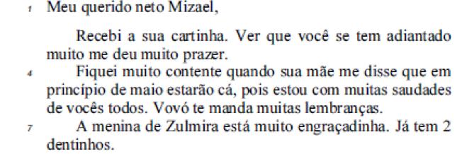 (l.37) fosse substituído por ela. 2.