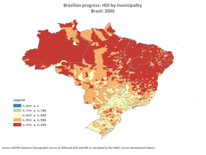 Brasil 2000 IDH