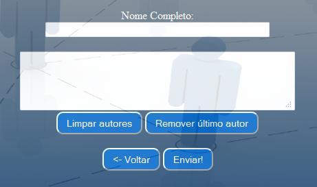 Figura 9 - Interface para upload de trabalhos Figura 10 - Vincular evento ao documento Após selecionar o evento, a última etapa é inserir os autores que participaram na realização do documento