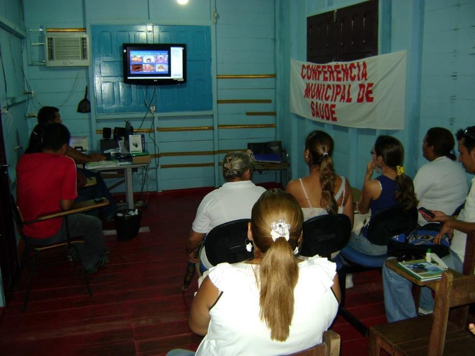 156 As webconferências educacionais no Amazonas foram de sumaria importância na formação complementar dos profissionais de saúde e, aconteceram
