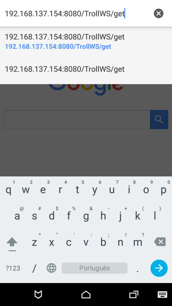 O IP 192.168.137.154 é um exemplo. Uma mensagem como na imagem a cima pode ocorrer porque o aplicativo não vem da loja oficial do Android.