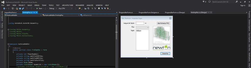 Atividades desenvolvidas no estágio de contextualização à metodologia BIM software na metodologia BIM.