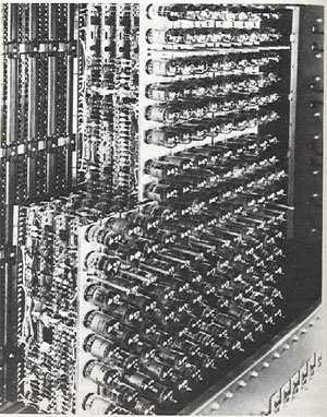 Era o fluxo de eletrões na válvula que fechava ou abria o