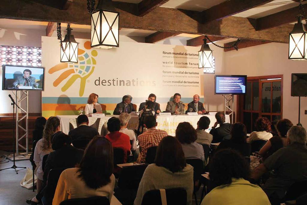 SUSTENTABILIDADE E DESENVOLVIMENTO SOCIOECONÔMICO World Tourism Forum for Peace and Sustainable Development (Mundial): Movimento global envolvendo encontros anuais, estruturação de rede internacional