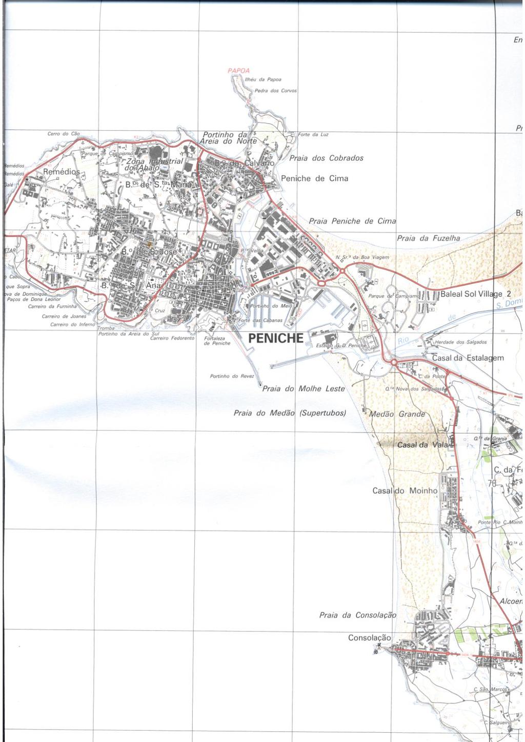 ANEXO A Mapa de acessos à Barra do Porto de Peniche PLANO DE