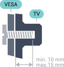 43PUx6401 VESA MIS-F 200x200, M6 49PUx6401 VESA MIS-F 400x200, M6 55PUx6401 VESA MIS-F 400x200, M6 2 Configurar 2.