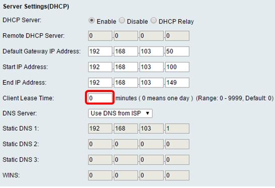 Etapa 13. (Opcional) escolha a fonte do servidor DNS do menu suspenso.