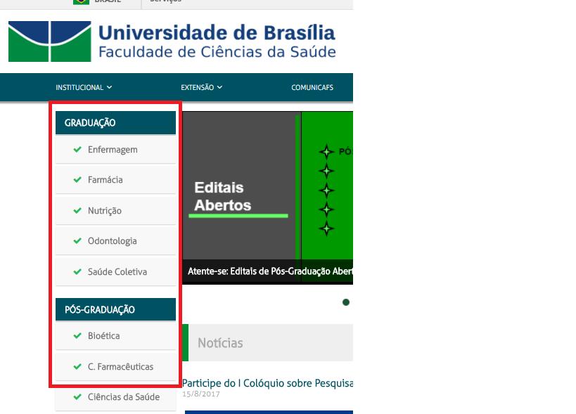 Publicação de Editais de Pós Graduação e