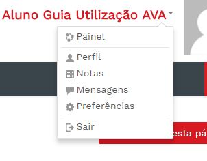 4. Recursos e ferramentas 4.1. Perfil No AVA-EFAP, são encontradas as ferramentas Mensagens, Perfil, Calendário, Notas e Preferências. Você vai conhecer cada uma delas a seguir!