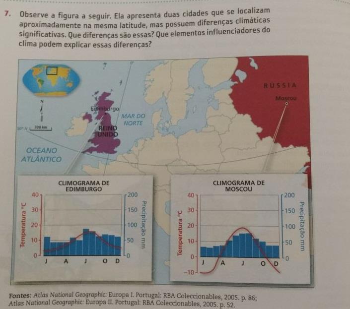 9ª atividade Exercícios do Livro Clima Europa Como forma de atestar o aprendizado sobre os