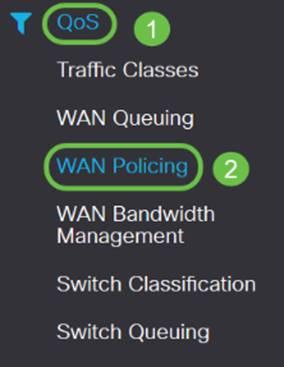 Etapa 3. Verifique o policiamento Enable do tráfego recebido em interfaces WAN. Etapa 4.