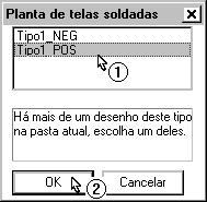 Com a execução deste comando serão gerados os desenhos com as listagens com dados extraídos do desenho selecionado. Selecione o desenho Tipo1_POS e conclua o comando.