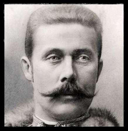 Primeira Guerra Mundial 1914 - O arquiduque e herdeiro do império austro-húngaro, Franz Ferdinand, visita a