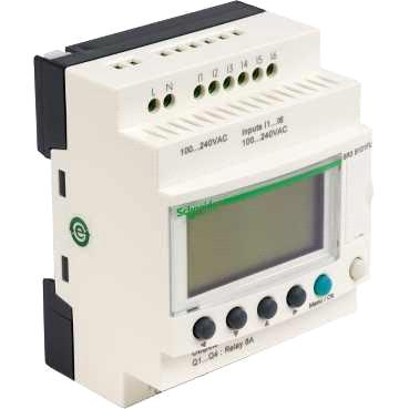 ficha técnica do produto Características SR3B101FU MODULO LOGICO DISPLAY E RELOGIO 10ES 100240VCA principal Linha de produto Zelio Logic Tipo de produto ou componente Relé inteligente modular