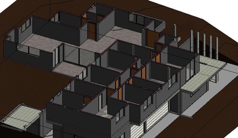 51 Figura 22: Pavimento Térreo (Vista Isométrica) Fonte: Autoria Própria - Extraído do software Revit (2017) Deste modo, no desenvolvimento do estudo, todas as inconformidades localizadas e elementos