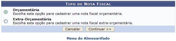 Após realizar todas as alterações/inserções de dados desejadas, clique em Cadastrar para prosseguir.