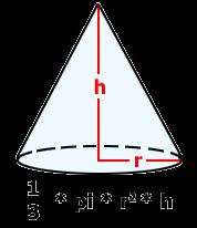 Funções com Parâmetros Calcular o volume de um cone aula08ex06.py # Imprime volume do cone def volume_cone(r, h): v = (1/3) * 3.1415 * r**2 * h print( O colume do cone é: %.