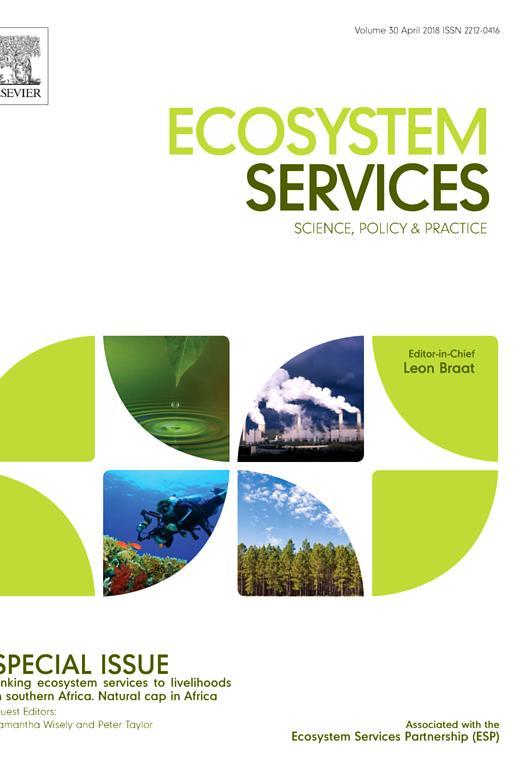 Ecosystem Services Journal, Elsevier,