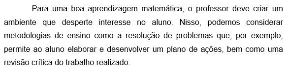 6 Figura 5. Questão apresentada pela Lic P para introdução do estudo do conceito determinante. Fonte: P, Lic P, p. 76.