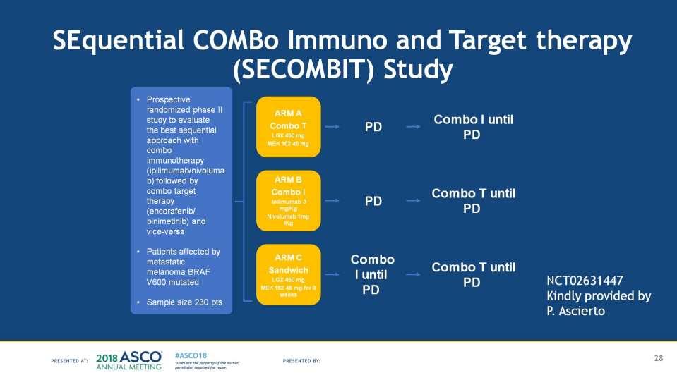 SEquential COMBo Immuno and Target therapy <br />(SECOMBIT)