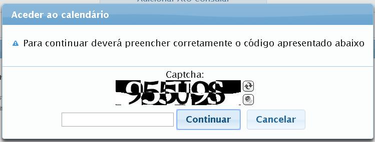 h) Por motivos de segurança, irá aparecer uma janela onde deverá digitar