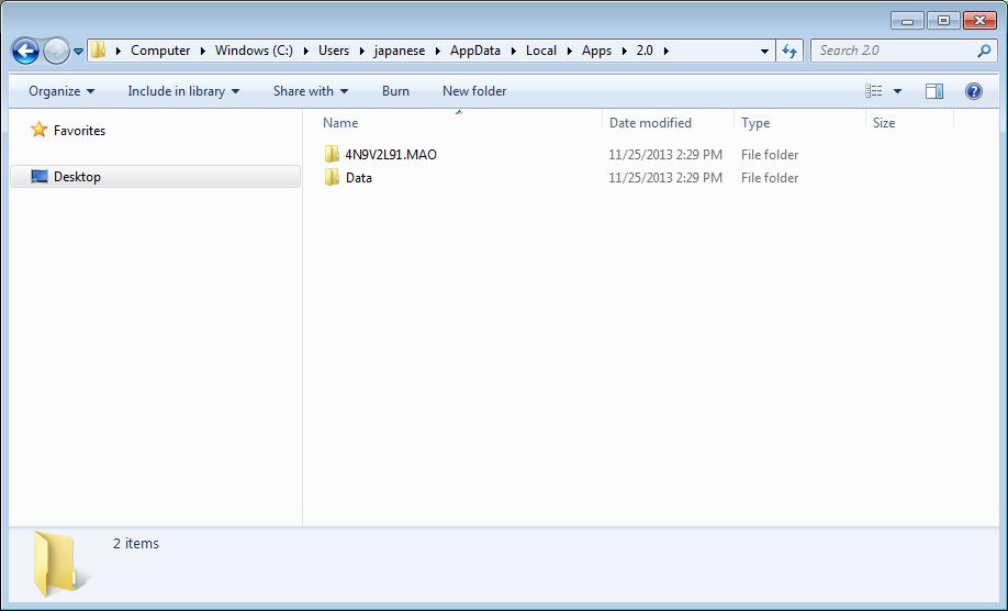 1. Abra a seguinte pasta. (o conteúdo varia por usuário.) Windows XP C:\Documents and Settings\[nomedousuário]\Local Settings\Apps\2.