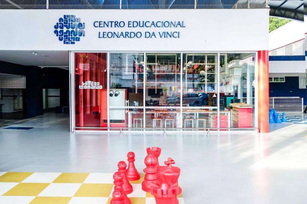 Fotos do Labfuturo no Centro Educacional Leonardo Da Vinci.