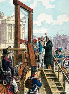 O PERÍODO DO TERROR O medo tomou conta dos franceses. Condenação do rei Luís XVI à guilhotina, por traição à pátria (1793). Intensificação da repressão. Assassinato de Marat em 1793.