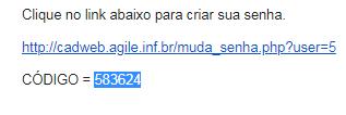 Passo 1: Início do preenchimento do formulário eletrônico de Cadastro Habitacional Permanente. Acessar link: http://cadweb.agile.inf.br/index.