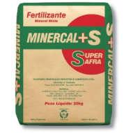 MINERCAL + S - DESCRIÇÃO É um fertilizante mineral misto com características de corretivo, contendo os macronutrientes Enxofre (S), Calcio (Ca) e Magnésio (Mg), em proporções balanceadas para uma