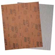A275 SECO MANUAL MASSAS PRIMERS Folha de Lixa com grão óxido de alumínio marrom com costado de papel leve com e camada especial No-Fil, que reduz o empastamento em operações de lixamento a seco.