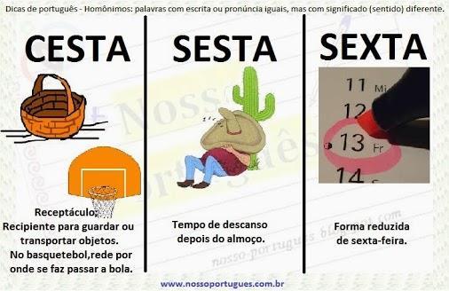 diferentes COM relação à significação original).