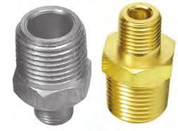 Linha CA0400 Conexões Adaptadoras Adapter Fittings Conexiones Adaptadoras Dados Técnicos / Technical Data / Datos Técnicos: - Pressão de Trabalho = até 600PSI - 42.