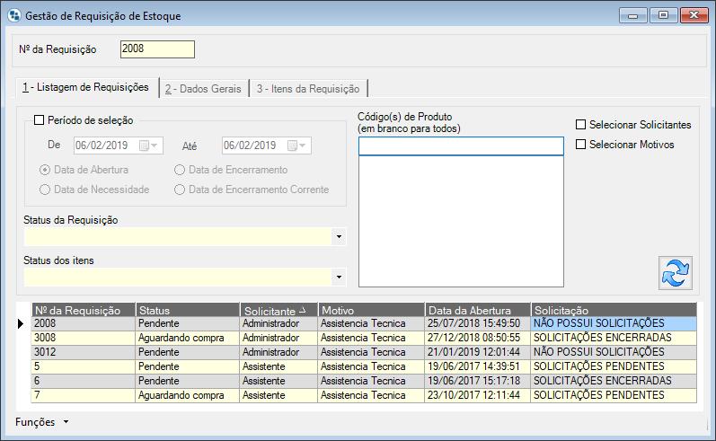 GERENCIE TODO O PROCESSO DE REQUISIÇÃO DE ESTOQUE DA SUA EMPRESA. ATRAVÉS DO DATAPLACE SYMPHONY, VOCÊ TERÁ TODO O CONTROLE, COM FACILIDADE E RAPIDEZ.