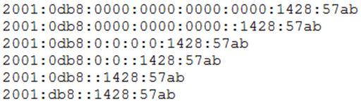 os zeros à esquerda n Representar os zeros contínuos por :: 49 IPv6