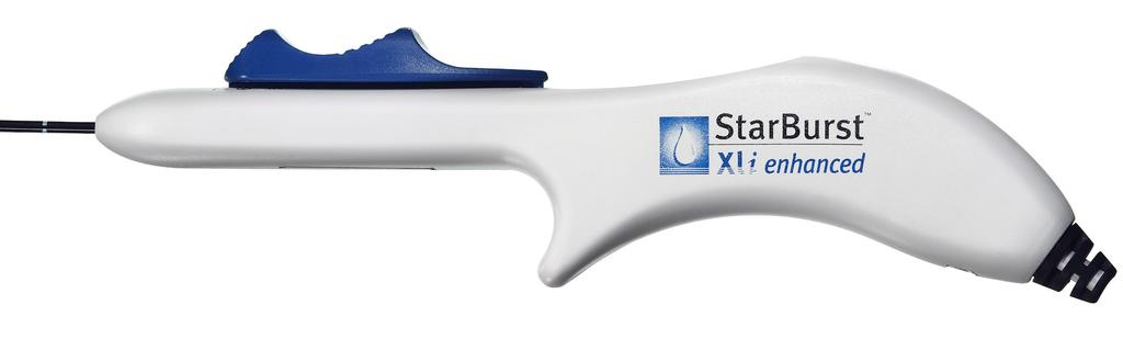 STARBURST XLI ENHANCED O dispositivo eletrocirúrgico RITA StarBurst XLi oferece oito arranjos ativos, projetados para ablação de até 7 cm.