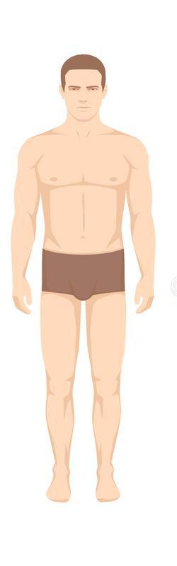 3.2.1 A foto panorâmica deve ser feita do corpo inteiro do paciente, de frente e de costas, usando sunga, biquini, langerie ou nu (em caso de lesões nas genitais).