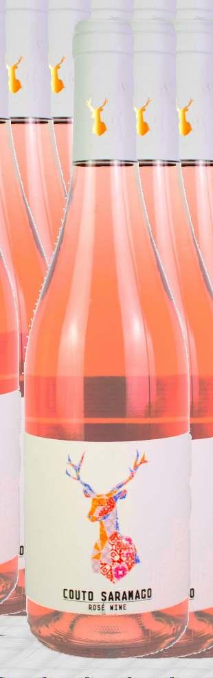 COUTO SARAMAGO ROSÉ WINE 2017 1813686094001009-750ml COR: Salmão Rosada. Portugal AROMA: Delicado a frutos vermelhos maduros, com destaque para o morango, toque de pimenta e frutos secos.