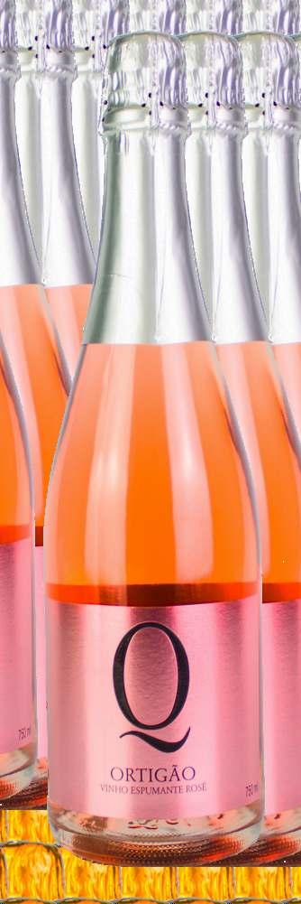 Portugal Espumante Quinta do Ortigão Rosé 1814327950001007-750ml Região: IVV Ano: 2016 Tipo: Rosé Teor Alcoólico: 12,5% Castas: Baga e Touriga Nacional Processo de vinificação: Desengace total,