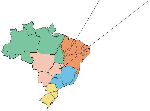 5 - CARACTERIZAÇÃO DA ÁREA DE ESTUDO O Distrito Federal situa-se no Planalto Central do Brasil, dentro de um quadrilátero de 5.
