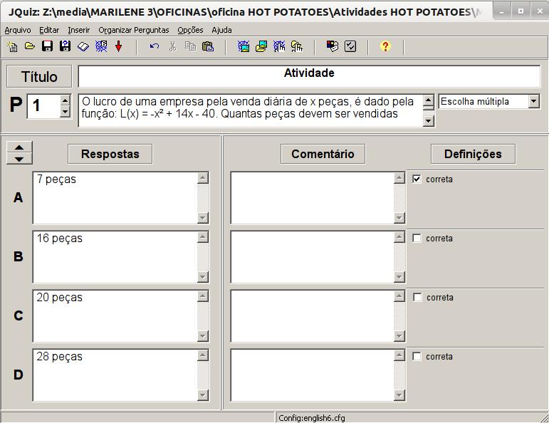 matemáticos contidos na barra de Menus Inserir/Caractere especial