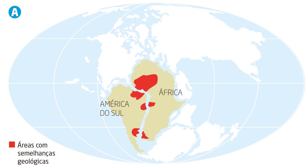 Em que se baseava Wegener para defender a teoria da deriva continental?