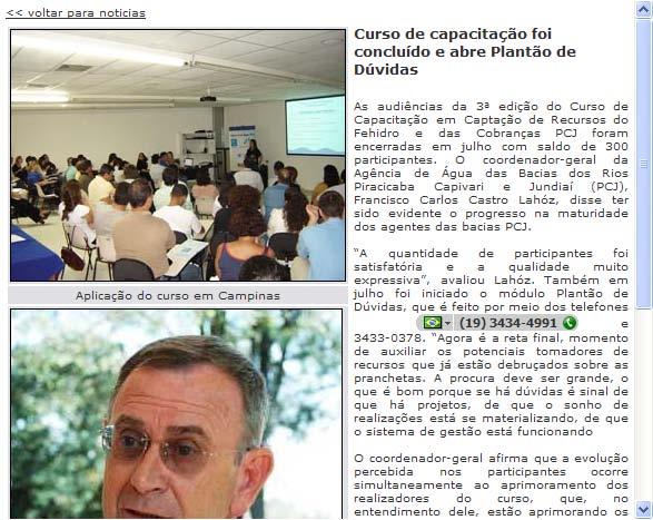 Curso de capacitação foi