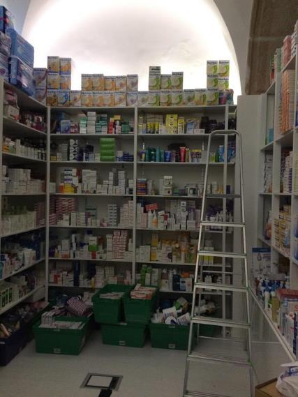 armazenamento de medicamentos.