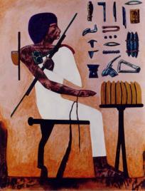 Instantâneos de civilizações antigas Os egípcios Hesi-Re foi o primeiro dentista, cujo nome é
