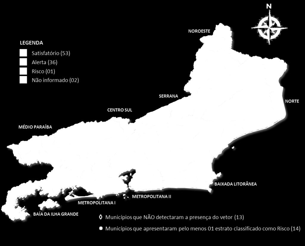 Mapa do LIRAa: Índice de Infestação Predial