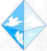 11) Um poliedro convexo de 20 arestas e 10 vértices possui faces triangulares e faces quadrangulares.