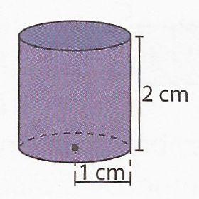 ÁREAS E VOLUME DE UM CILINDRO Área da base: Como a base de um cilindro é um círculo, sua área é dada por: Ab = r 2 Área lateral: Planificando a lateral do cilindro, temos: