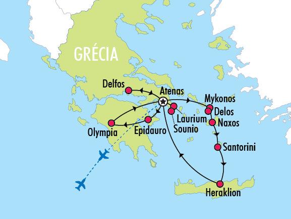 StudioClioTur by Trip & Travel Grécia 2019 Ao encontro de Dioniso Com o prof. Dr.