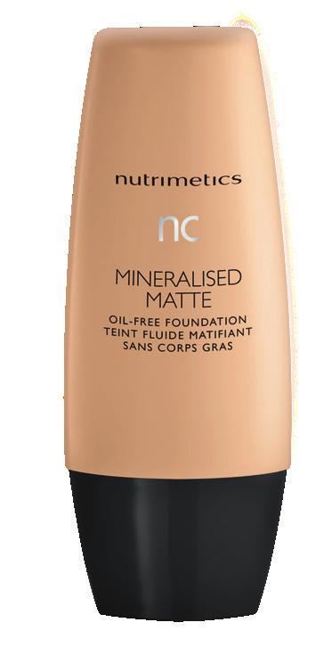 NC Base Líquida Mineral Matte Nutrimetics 30ml Mãos macias e renovadas